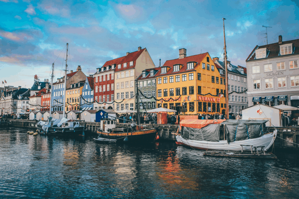 Denmark (around 254.75 Mbps)